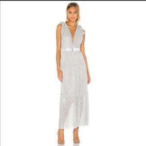 Sabina Musayev Helena Dress in Silver